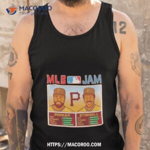 mlb jam pirates parker and stargell shirt tank top