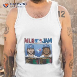mlb jam toronto blue jays bichette and guerrero jr retro shirt tank top