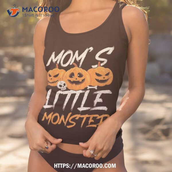 Mom’s Little Monster | Halloween Pumpkin Funny Shirt