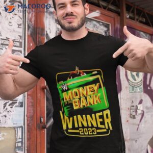 money in the bank green winner 2023 shirt tshirt 1