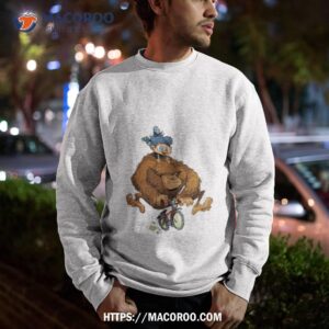 monkey and boy on bike gaston lagaffe shirt sweatshirt