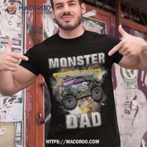 monster truck dad are my jam lovers shirt tshirt 1