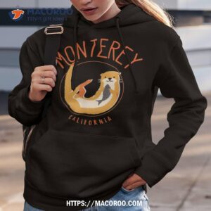 monterey california sea otter design shirt hoodie 3