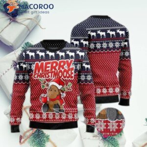 Moose Merry Ugly Christmas Sweater