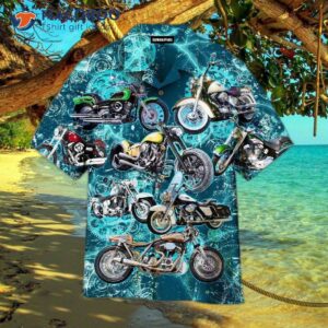 Motorcyclists Once Wore Blue Hawaiian Shirts.