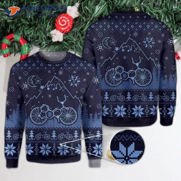 Mountain Bike Ugly Christmas Sweater