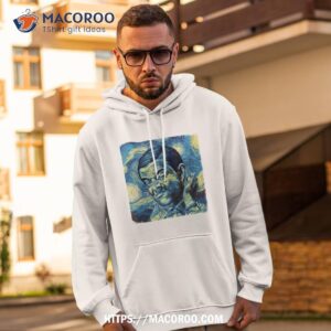 mr bean van gogh style shirt hoodie 2