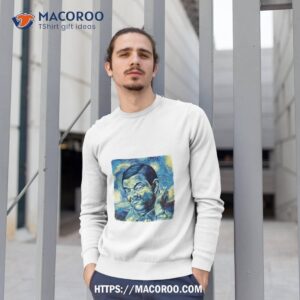 mr bean van gogh style shirt sweatshirt 1