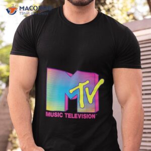 Mtv Logo Fluorescent Colors Graphic Shirt Shirt