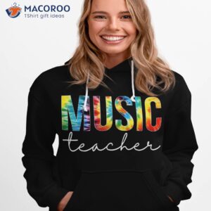 music teacher tie dye appreciation day hello back to school shirt hoodie 1