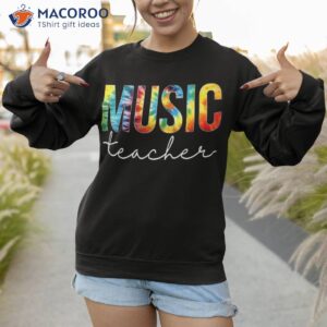 music teacher tie dye appreciation day hello back to school shirt sweatshirt 1