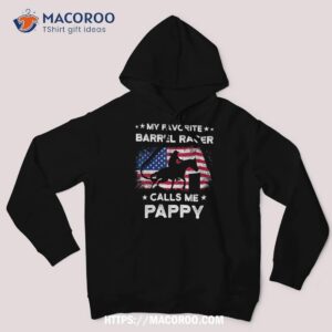 my favorite barrel racer calls me pappy usa flag shirt hoodie