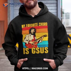 My Favorite Chord Is Gsus Jesus Playing Guitar Vintage Shirt