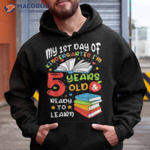 My First Day Of Kindergarten 5 Years Old Back To School Shirt