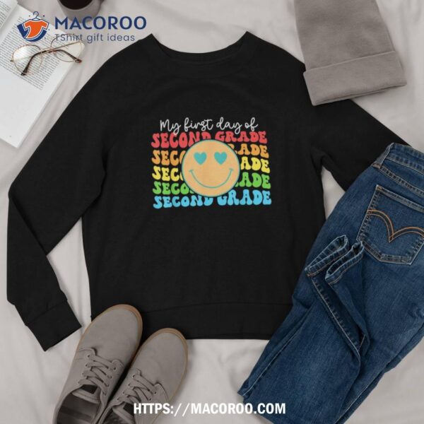 My First Day Of Second Grade Back To School Kids Boys Girls Shirt