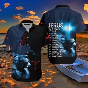 My King, Lord, Savior, Awesome Jesus Hawaiian Shirts