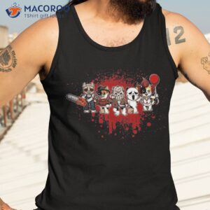 my little horror crew halloween calico cat shirt tank top 3