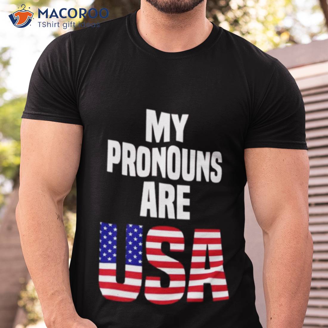 My Pronouns Are Usa Shirt My Pronouns Are Usa Shirt