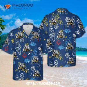 Nasa Apollo 11 Lunar Lander Hawaiian Shirt