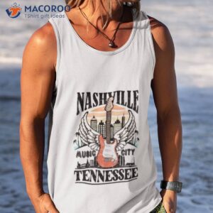 nashville music city country music and western shirt tank top