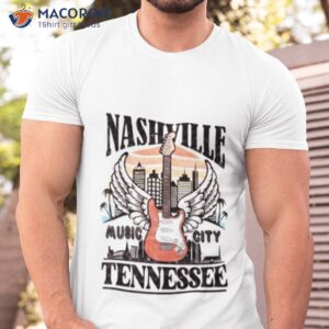 nashville music city country music and western shirt tshirt