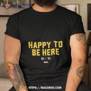 Nate Herbig Wearing Happy To Be Here 51 71 Shirt