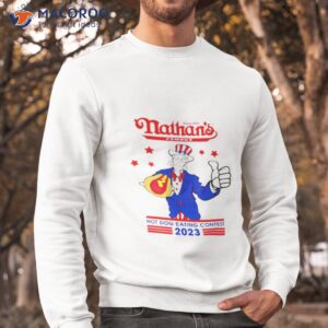 nathans hot dog eating contest 2023 t shirt sweatshirt