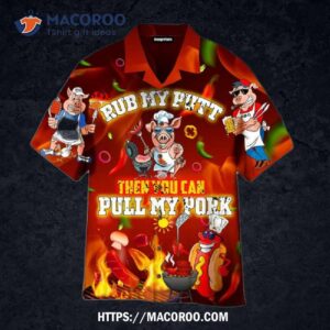 National Bbq Day You Can Pull My Pork Hawaiian Shirt