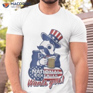 National Bohemian Uncle Boh Wants You Shirt