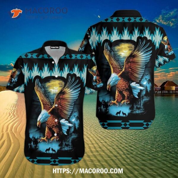 Native American Soaring Eagle Hawaiian Shirt