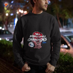 nba philadelphia 76ers basketball champions 2023 logo shirt sweatshirt