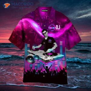 Neon-colored Dj Party Hawaiian Shirts