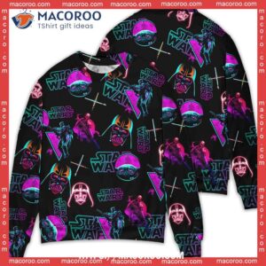 neon star wars sweater ugly sweater womens 1