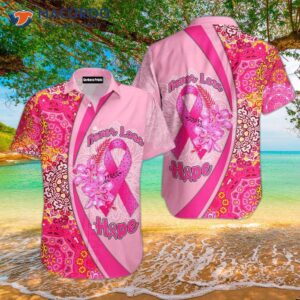 “never Lose Hope” Breast Cancer Awareness Hawaiian Shirts