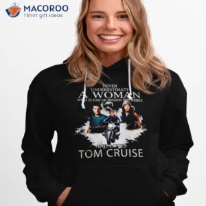 Never Underestimate A Woman Who Is Fan Of Mission Impossible And Loves Tom Cruise Signature Shirt