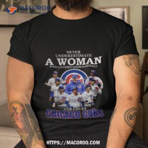 Never Underestimate A Woman Who Understands Baseball And Loves Chicago Cubs Shirt
