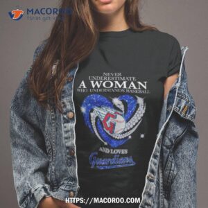 Never Underestimate A Woman Who Understands Baseball And Loves Guardians 2023 Shirt