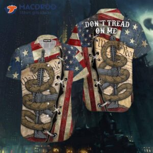 new american flag don t tread on me snake hawaiian shirts 1