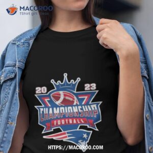 New England Patriots Football Nfl 2023 Championship Crown Logo Shirt
