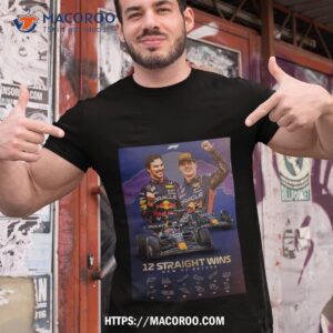 New F1 Record Red Bull Take Their 12th Win In A Row Fan Gifts Shirt