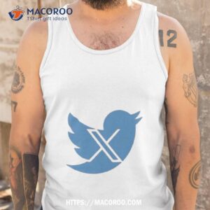 new logo twitter x 2023 shirt tank top
