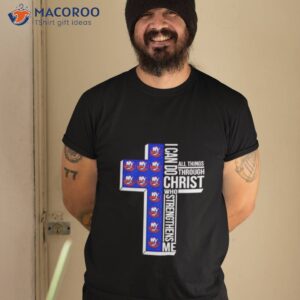 New York Islanders I Can Do All Things Through Christ Who Strengthens Me Cross Shirt