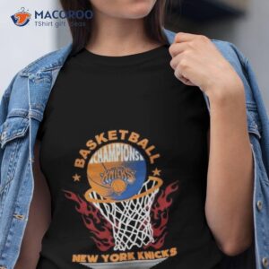 New York Knicks Basketball Champions Fire Logo 2023 Shirt
