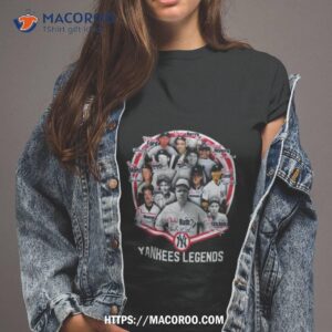 New York Yankees Legend All Players Signatures 2023 Shirt