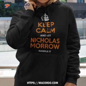 Nicholas Morrow Keep Calm Chicago Football Fan Shirt