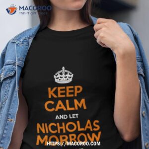 Nicholas Morrow Keep Calm Chicago Football Fan Shirt