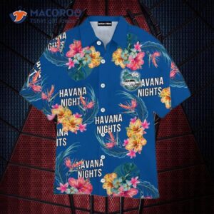 Nights In Cuba Tropical Flower Hawaiian Shirts