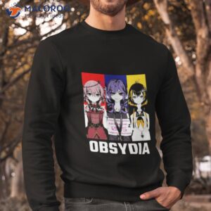 nijisanji en obsydia shirt sweatshirt