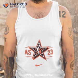 nike adult 2023 wnba all star game alt logo white shirt tank top