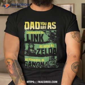 Nintendo Legend Of Zelda Dad Relates To Game Graphic Shirt